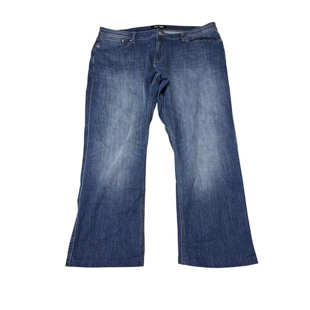 DU/ER L2X Relaxed Taper Jeans Mens‎ 40x27 Medium Wash Blue Performance Denim